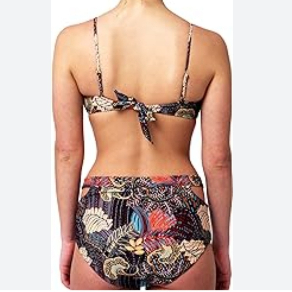 Vigoss High Waist Bikini Fantasy Pagoda Print Size Large